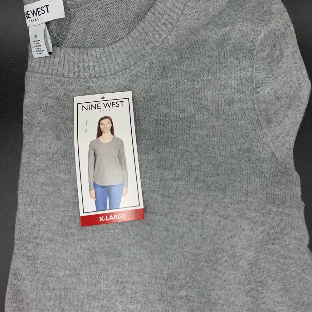 NWT Nine West grey sweater, women’s xl